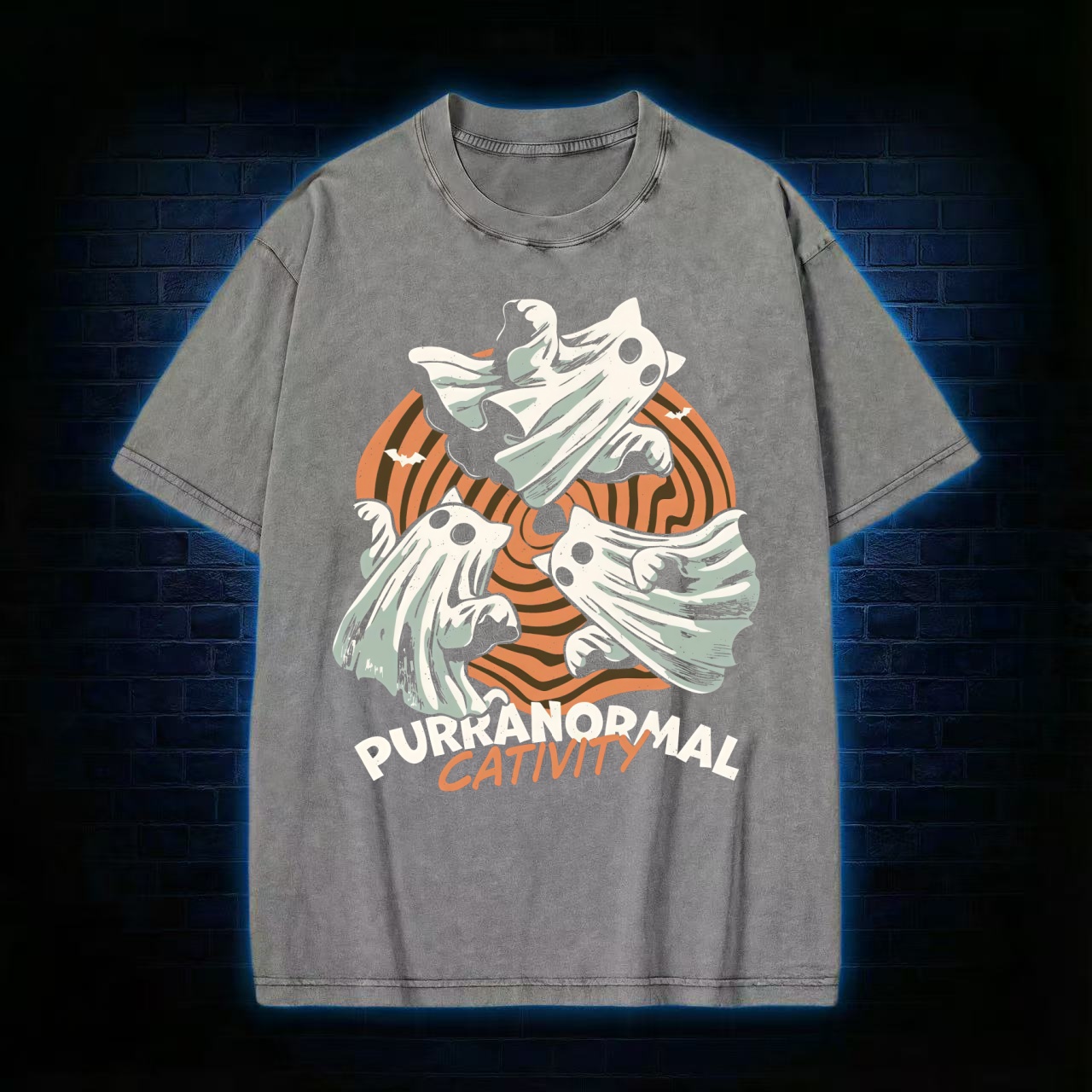 Ghost Hunting Washed T-shirt