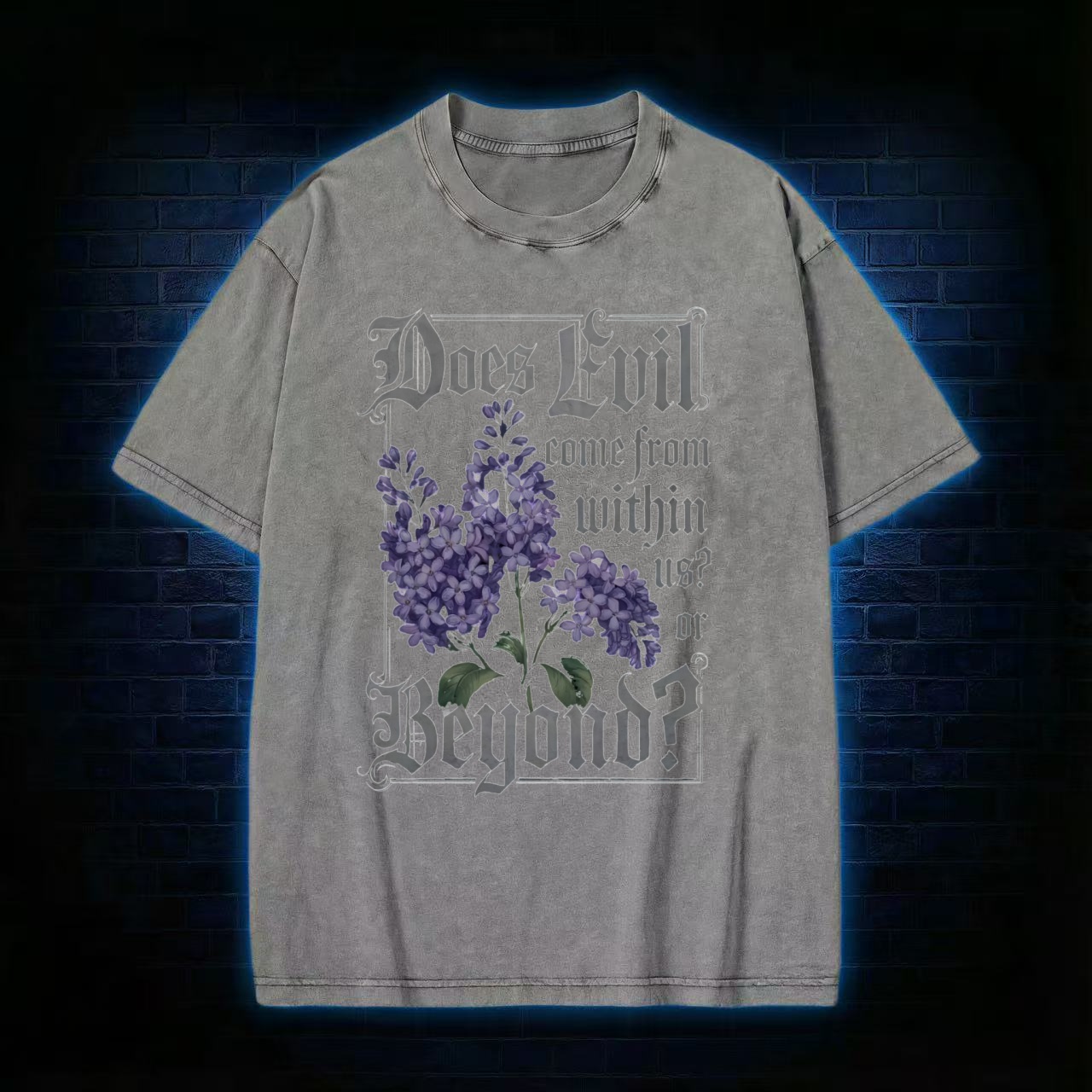 Does Evil Come From Within Washed T-shirt