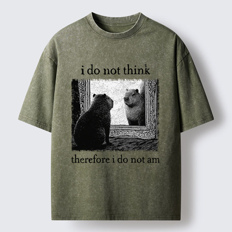  Capybara Paradox Washed T-Shirt