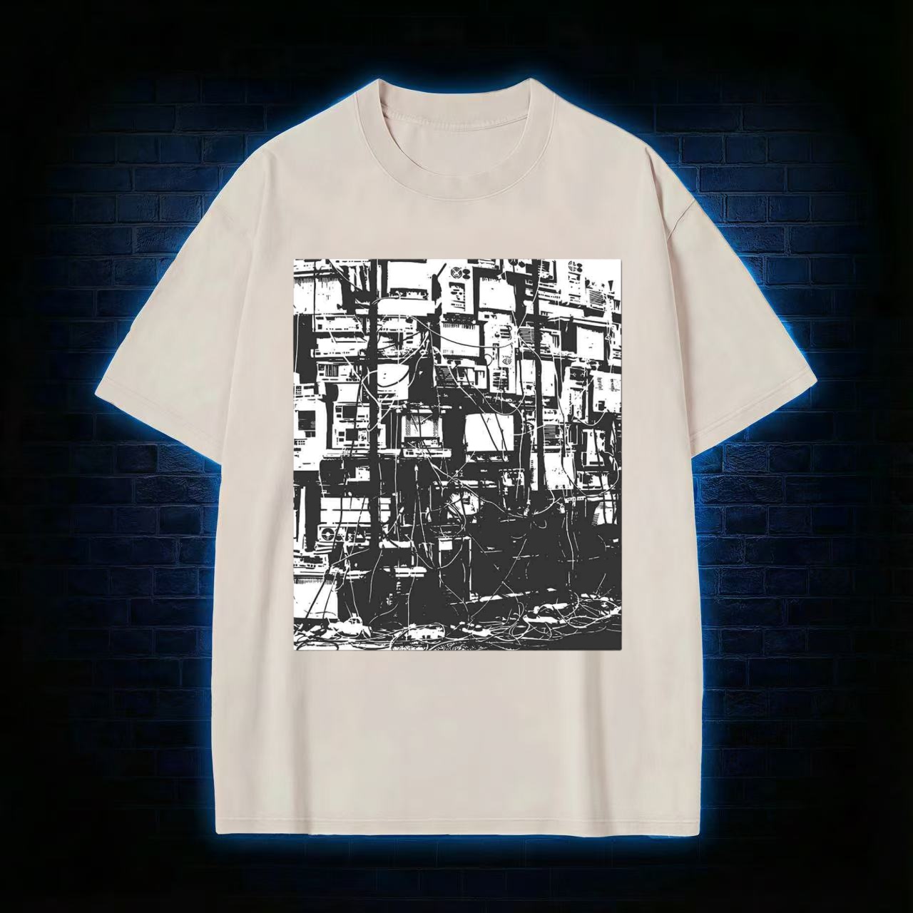 Technology Anxiety Washed T-shirt