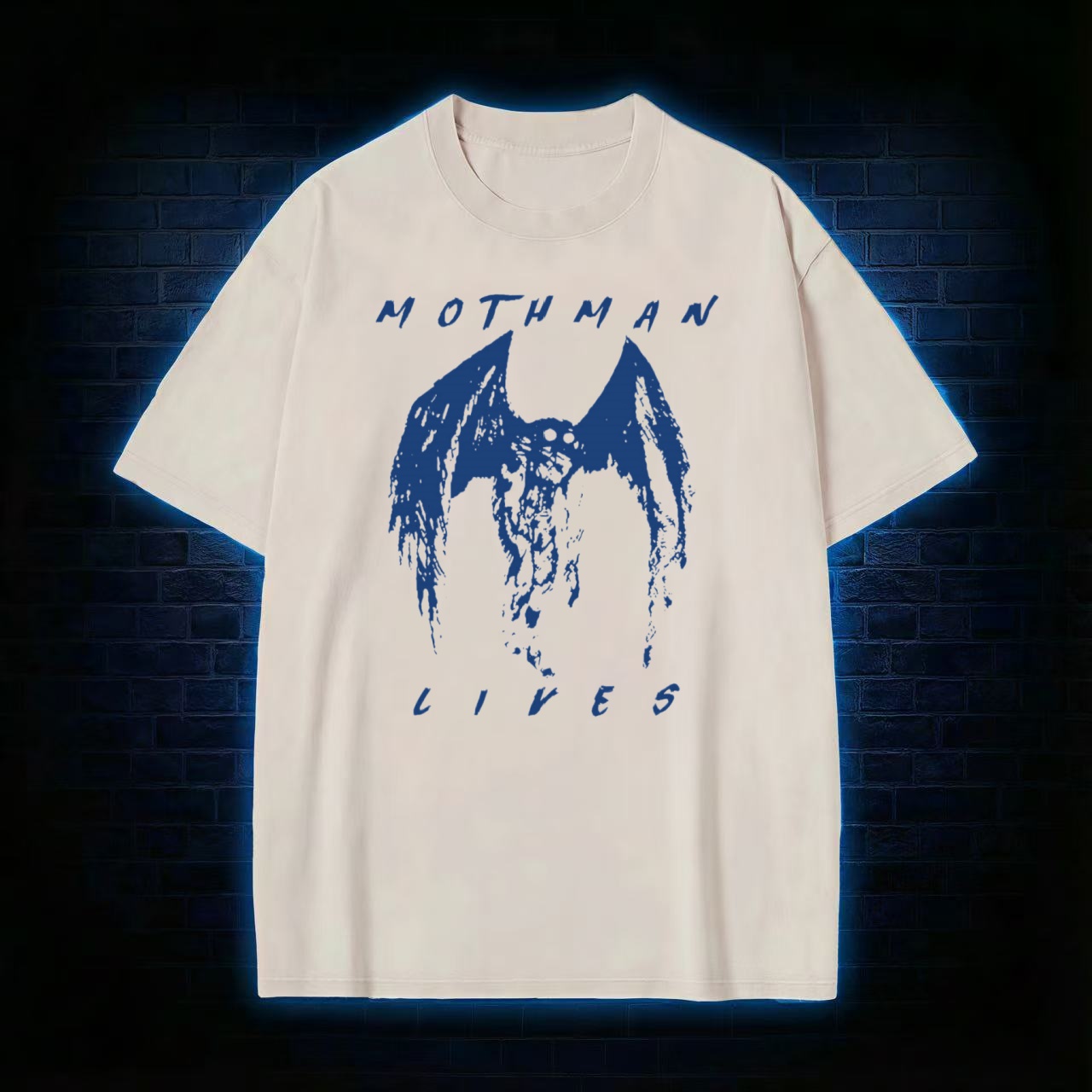 Mothman Lives Washed T-shirt