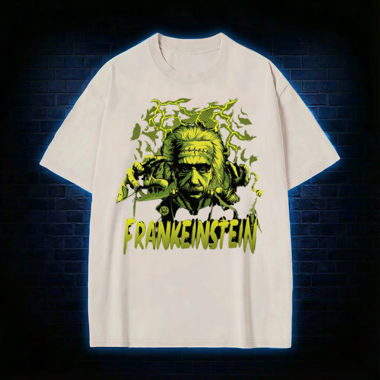 "Frankeinstein" Mad Scientist Monster Mash Washed T-shirt