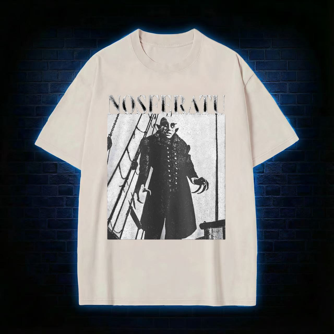 Nosferatu Vintage Horror Poster Washed T-shirt
