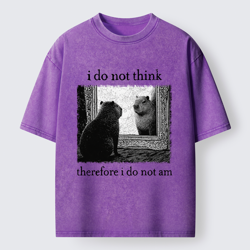  Capybara Paradox Washed T-Shirt