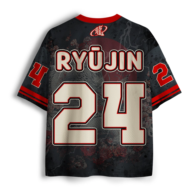  Japanese Dragon Sakura Mesh Jersey