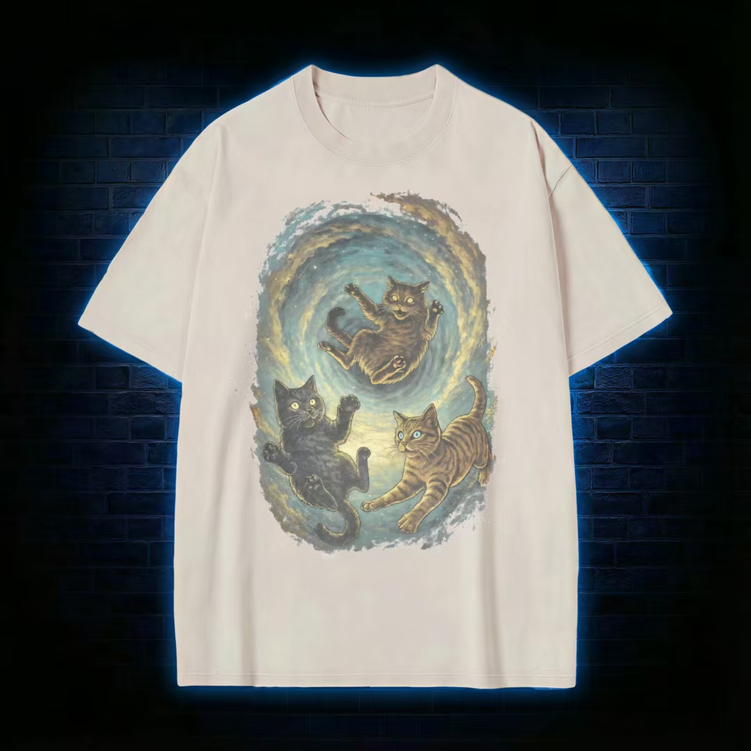 Funny Possum Moon Washed T-shirt