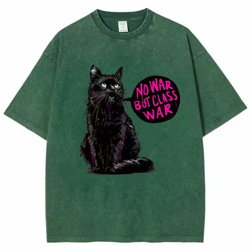 No War But Class War Washed T-shirt