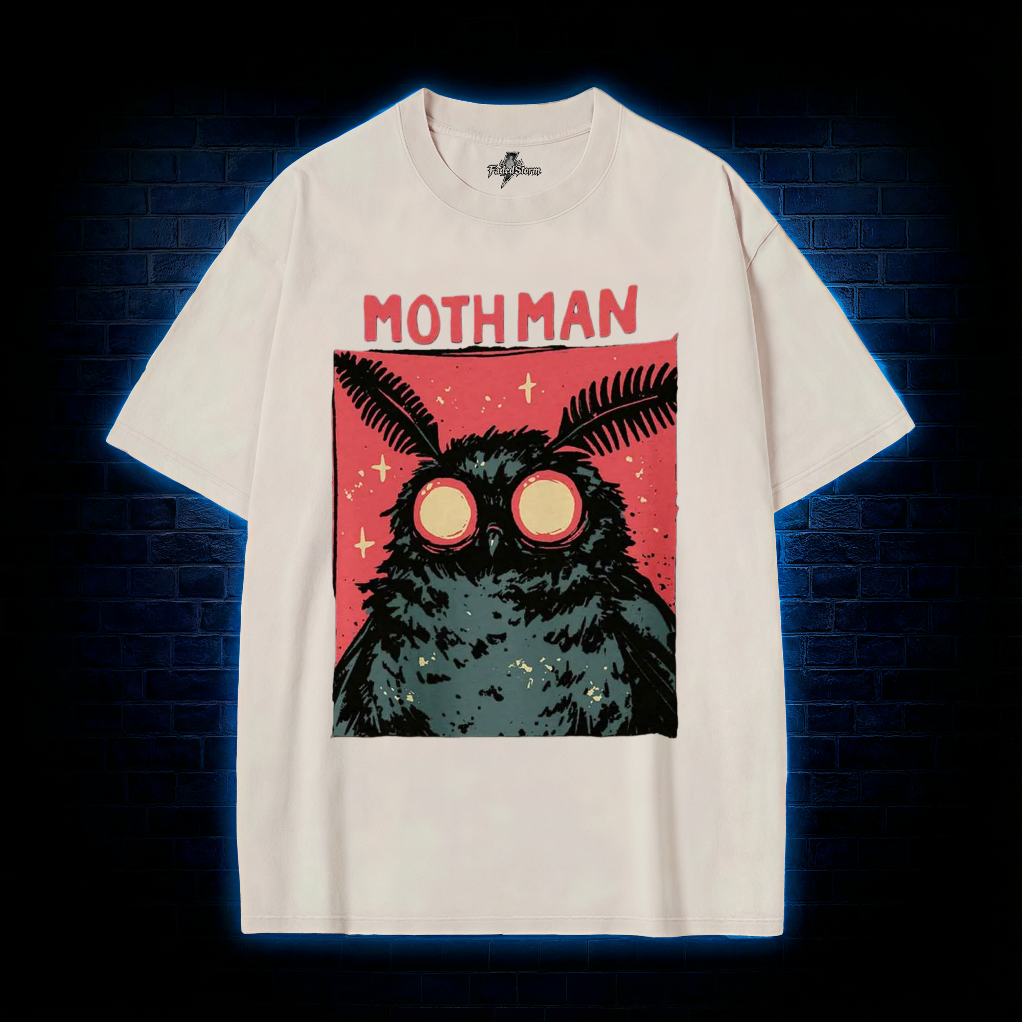 Cryptid Mothman Washed T-shirt