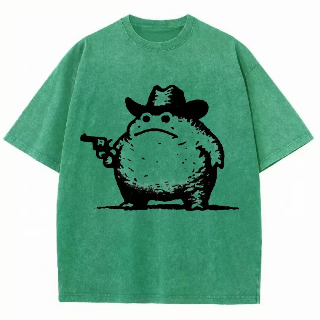 Cowboy Toad Washed T-shirt