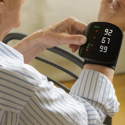 Smart Wrist Blood Pressure Monitor – Accurate & Easy to Use