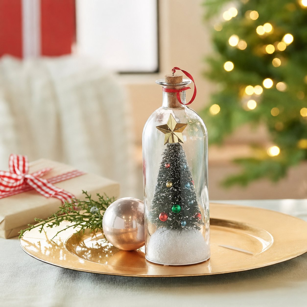 🔥HOT SALE🔥Voice-Recording Christmas Tree Message Bottle – A Festive Ornament