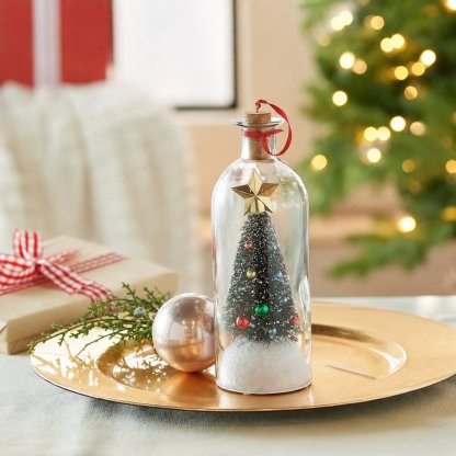 🔥HOT SALE🔥Voice-Recording Christmas Tree Message Bottle – A Festive Ornament