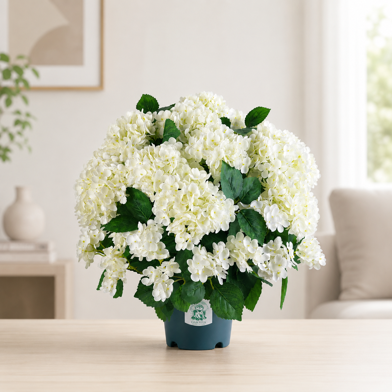 UV Resistant Artificial Hydrangea Plant