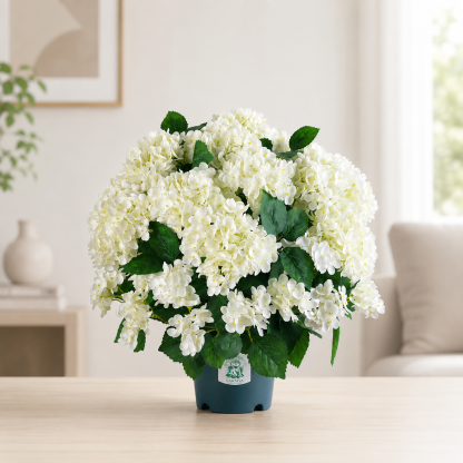 UV Resistant Artificial Hydrangea Plant