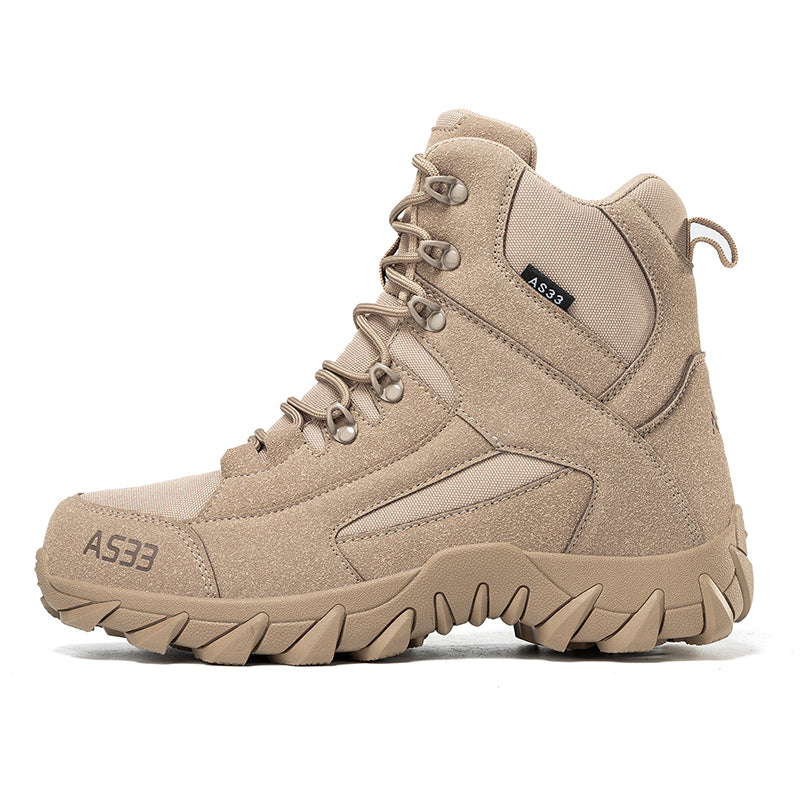 ⏰Limited Time Sale 70% OFF - Men's Suede Work Boots - Lace-Up, Breathable, Wide Toe Box with Arch Support