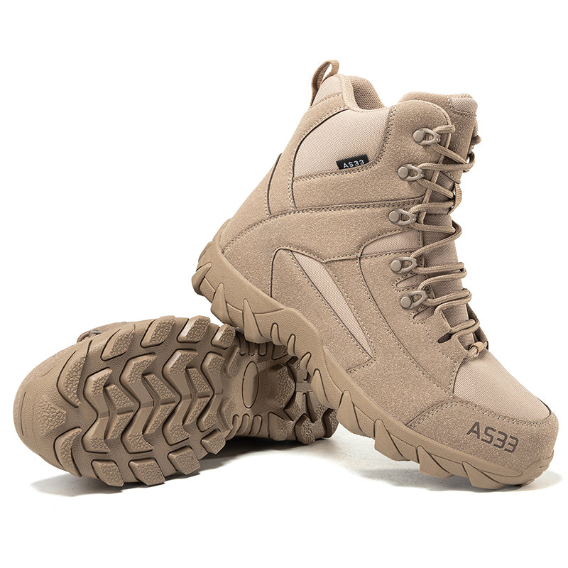 ⏰Limited Time Sale 70% OFF - Men's Suede Work Boots - Lace-Up, Breathable, Wide Toe Box with Arch Support