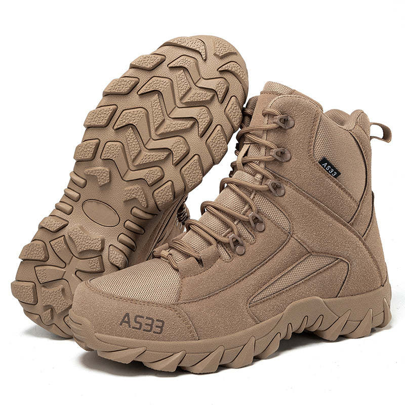 ⏰Limited Time Sale 70% OFF - Men's Suede Work Boots - Lace-Up, Breathable, Wide Toe Box with Arch Support