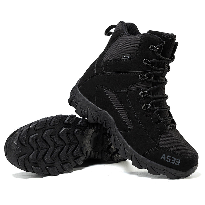 ⏰Limited Time Sale 70% OFF - Men's Suede Work Boots - Lace-Up, Breathable, Wide Toe Box with Arch Support
