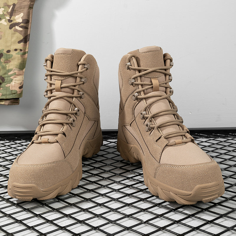 ⏰Limited Time Sale 70% OFF - Men's Suede Work Boots - Lace-Up, Breathable, Wide Toe Box with Arch Support