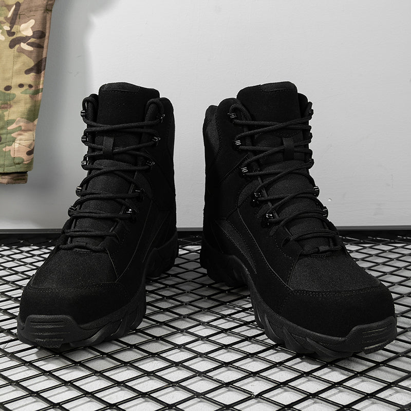 ⏰Limited Time Sale 70% OFF - Men's Suede Work Boots - Lace-Up, Breathable, Wide Toe Box with Arch Support