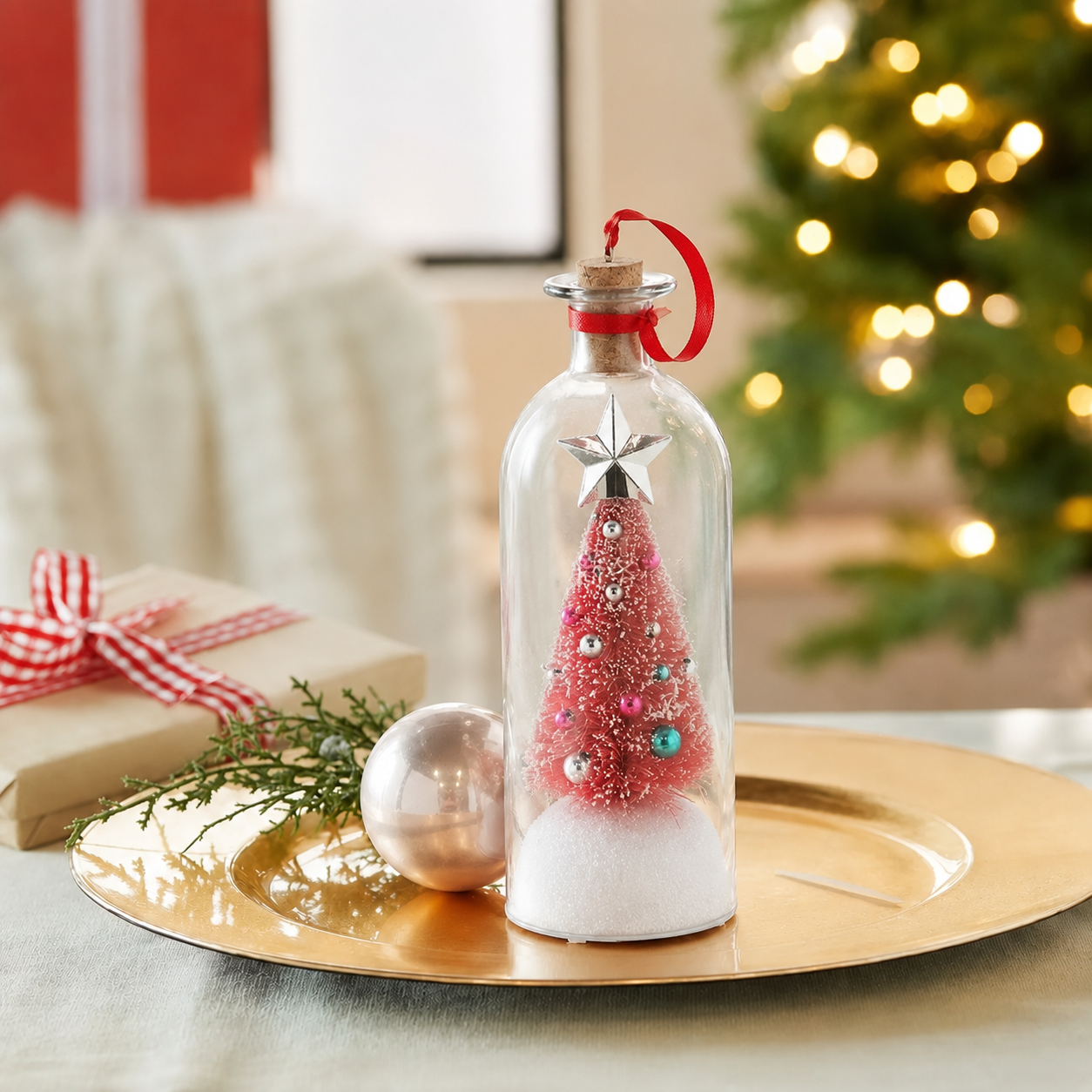 🔥HOT SALE🔥Voice-Recording Christmas Tree Message Bottle – A Festive Ornament