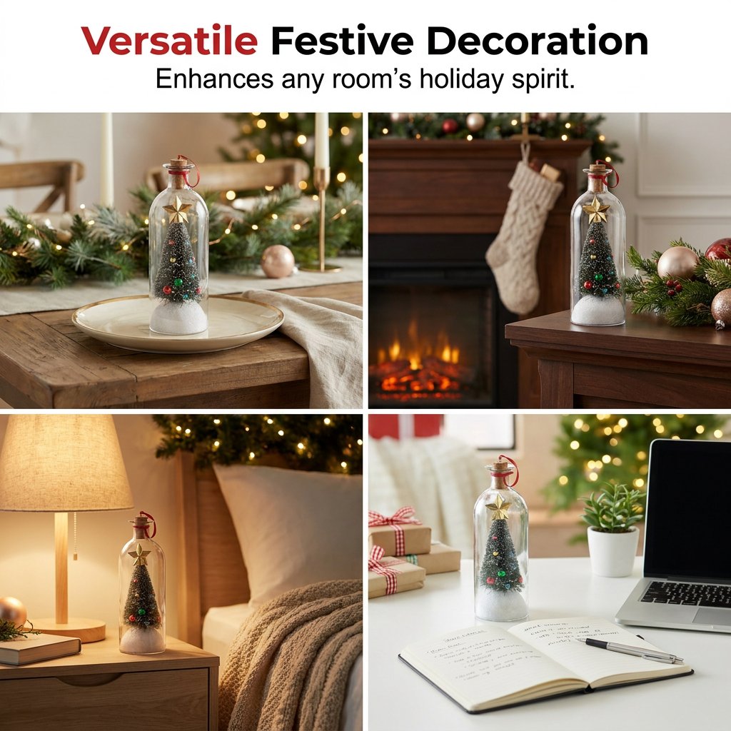 🔥HOT SALE🔥Voice-Recording Christmas Tree Message Bottle – A Festive Ornament