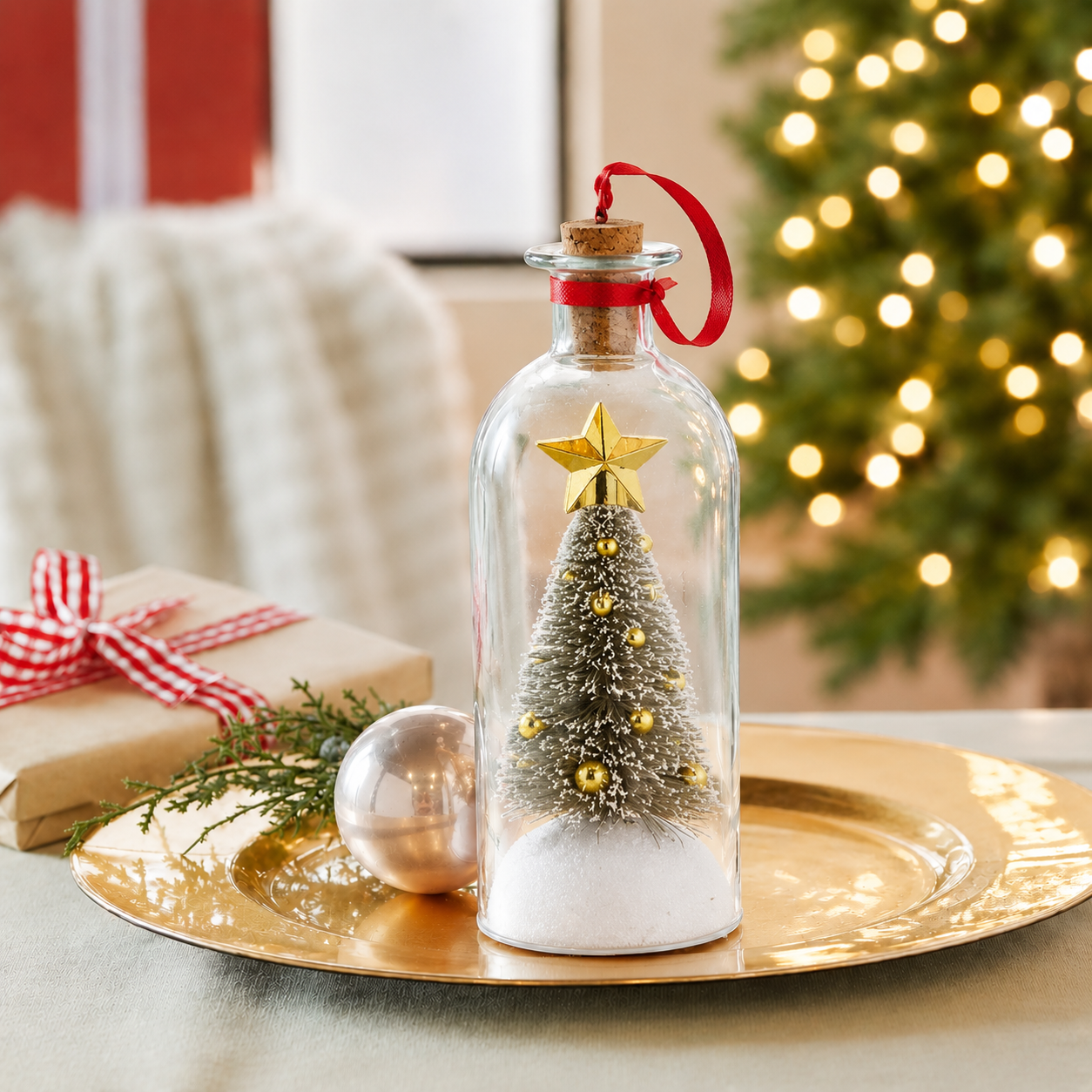 🔥HOT SALE🔥Voice-Recording Christmas Tree Message Bottle – A Festive Ornament