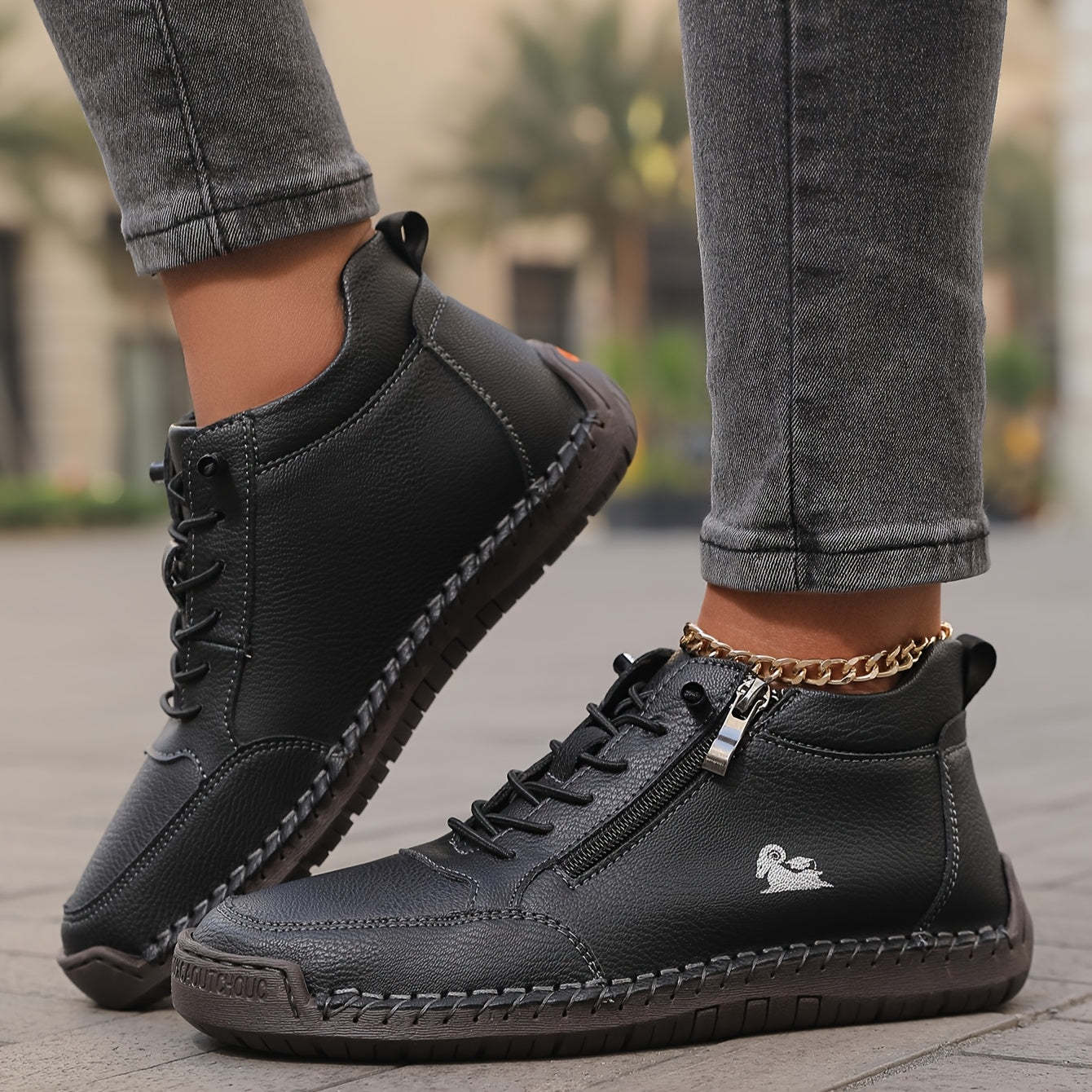 🔥Last day for 50% off 🔥Urban Comfortable Orthopedic Zipper Sneakers