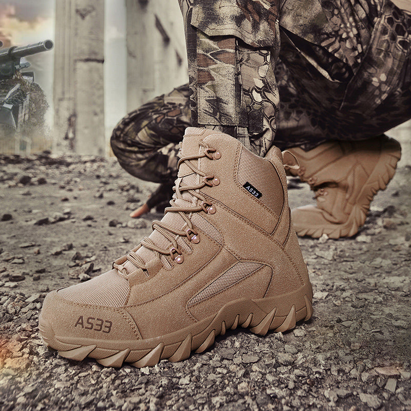 ⏰Limited Time Sale 70% OFF - Men's Suede Work Boots - Lace-Up, Breathable, Wide Toe Box with Arch Support