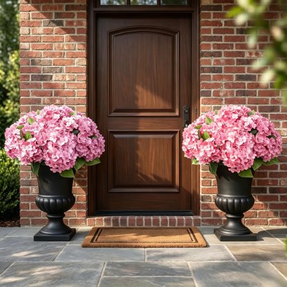 ✨This Week's Special Price $25.97💥🔥Artificial Outdoor Hydrangea Flowers - UV resistant, Waterproof, Windproof