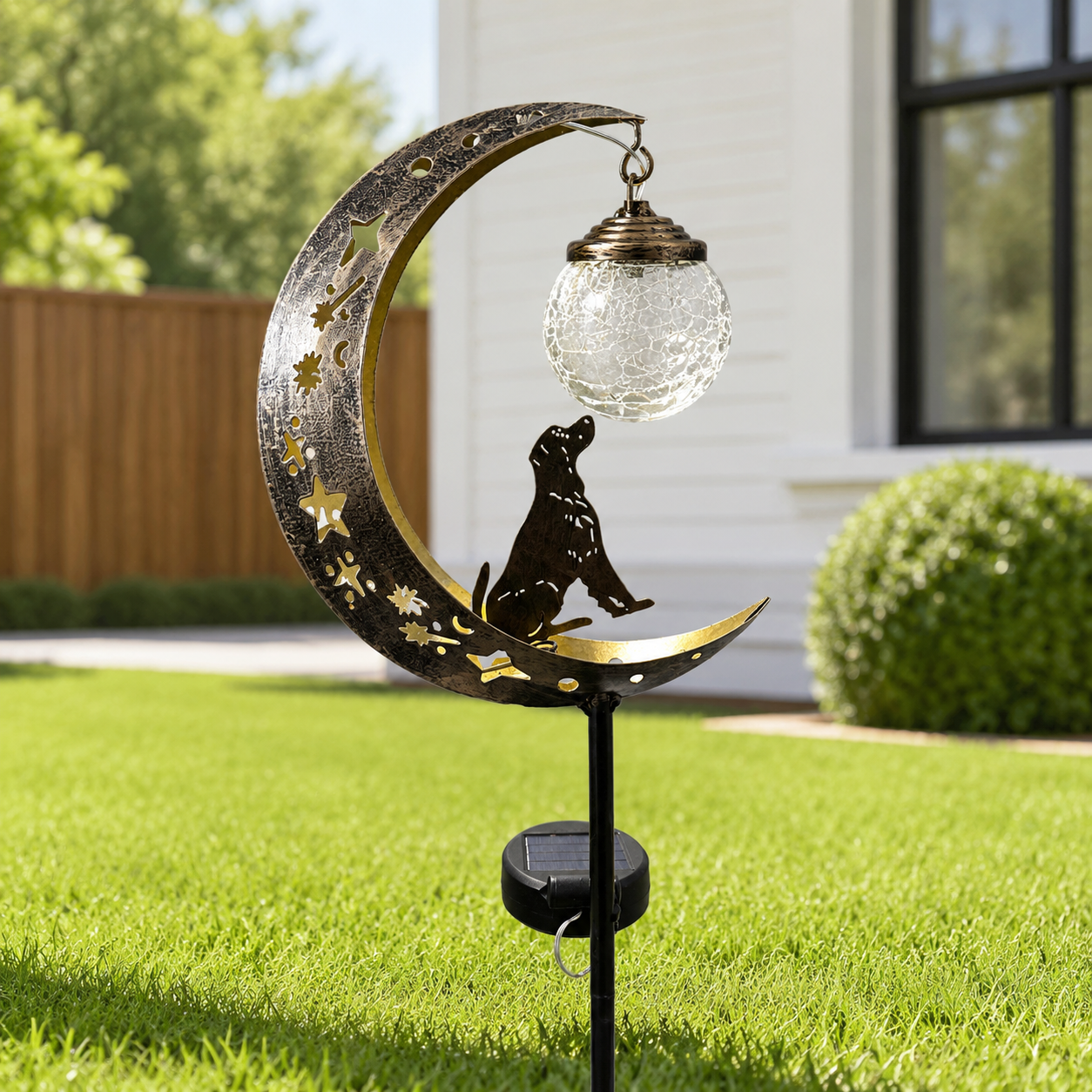 🌙✨Hummingbird Moon Solar Garden Stake Light💋