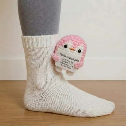 Animal Soft Cotton Socks (One Size Fits All) - Positive Penguin