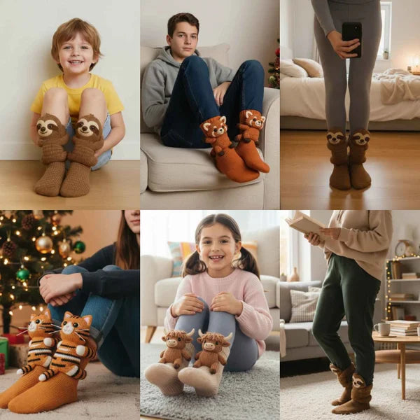 Animal Soft Cotton Socks (One Size Fits All) - Collection