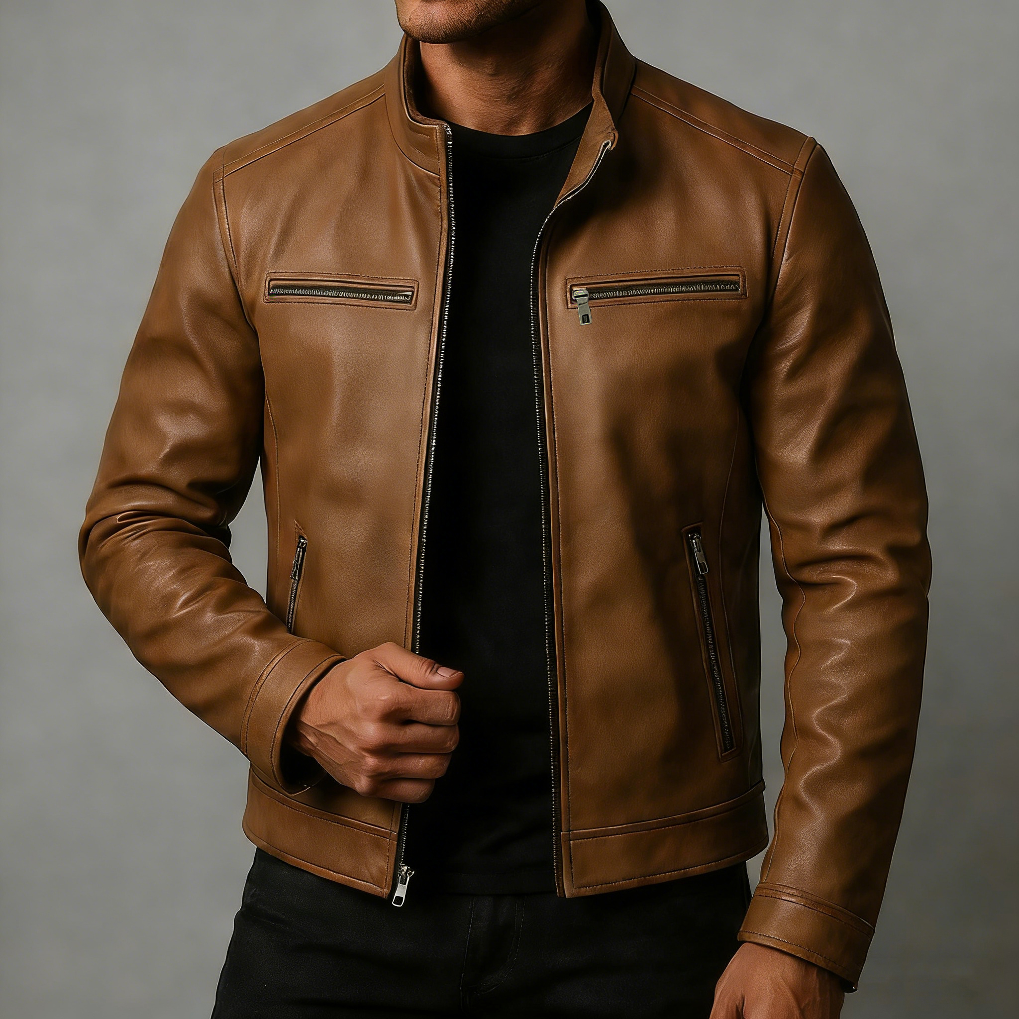 DUMONT LYON | VESTE ZIPPÉE VINTAGE POUR HOMME