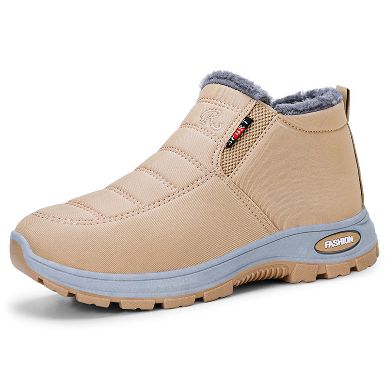 Women’s Slip-On Fleece-Lined Winter Boots – Warm, Waterproof & Anti-Slip