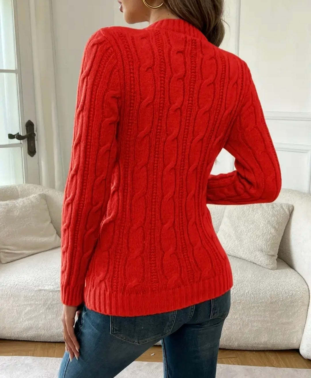 Elara Cable Knit Sweater