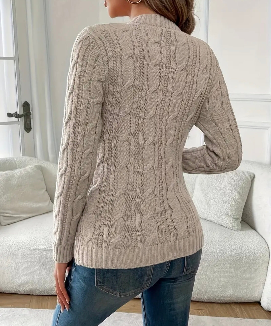 Elara Cable Knit Sweater