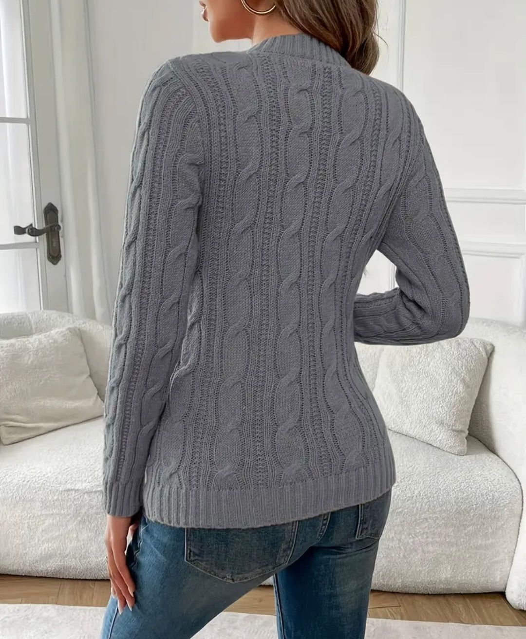 Elara Cable Knit Sweater