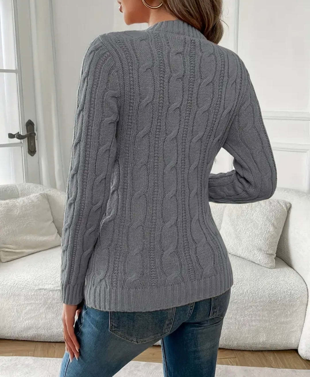 Elara Cable Knit Sweater