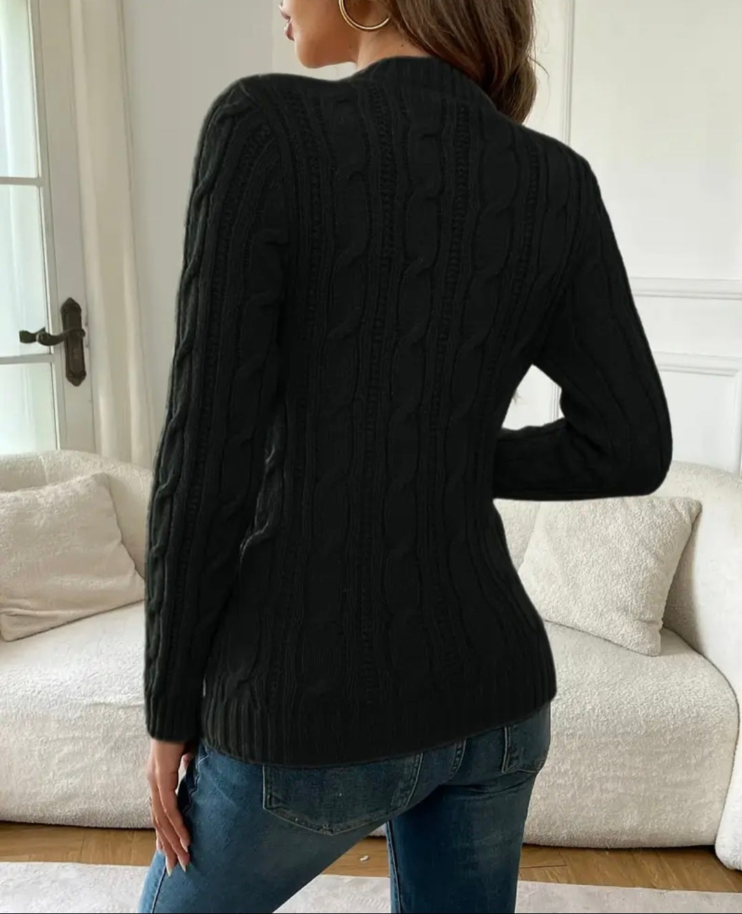 Elara Cable Knit Sweater