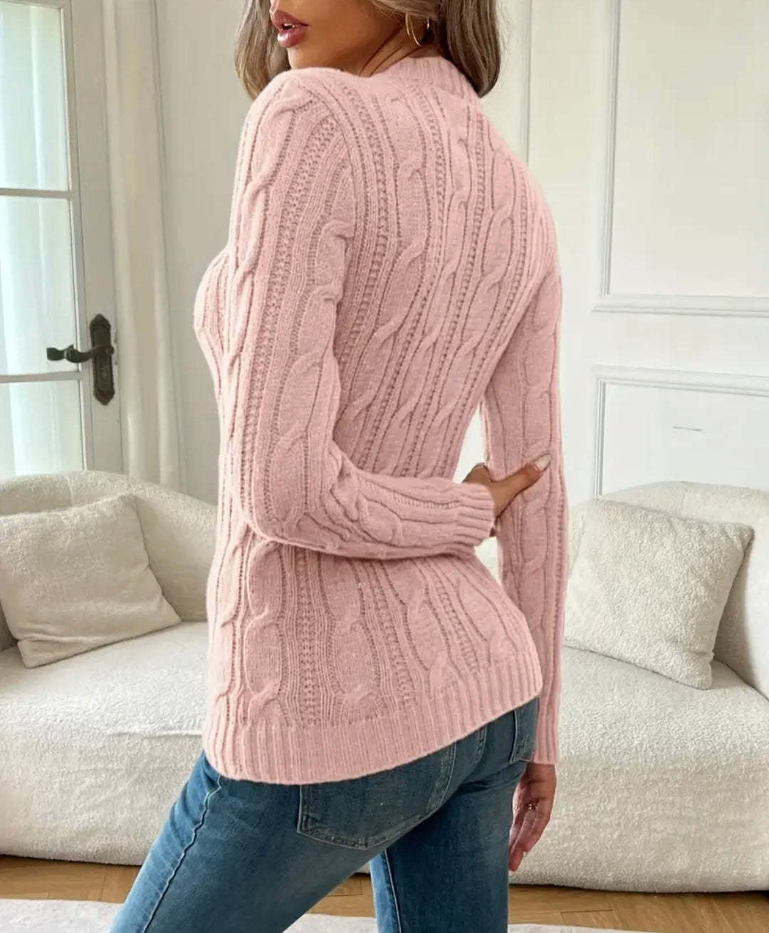 Elara Cable Knit Sweater