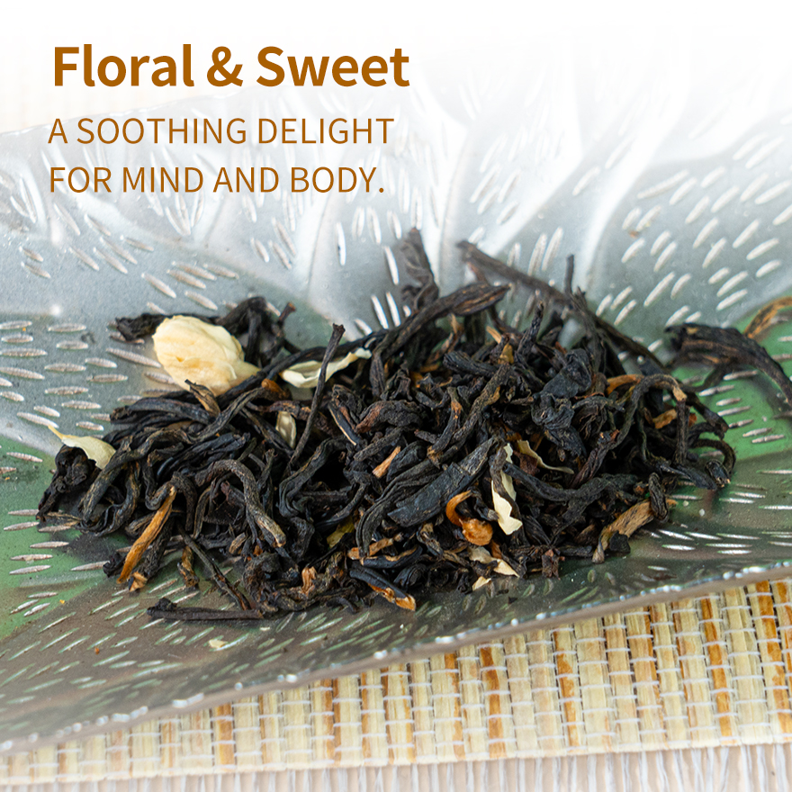 Jasmine Black Tea(Loose Leaf)