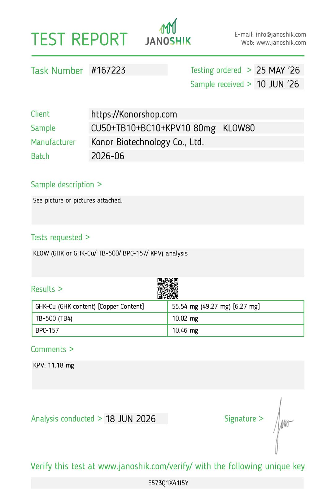 CU50+TB10+BC10+KPV10 80mg KLOW80