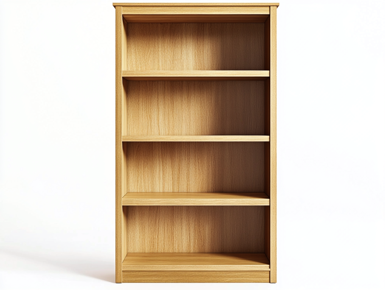 Bibliothèque 100×35×170 cm – chêne clair – avec espace de rangement ouvert-Habitatoliq