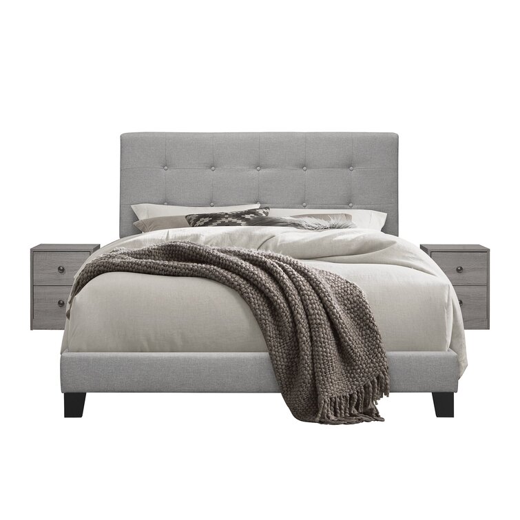 Abdiel Upholstered 3 Piece Bedroom Set