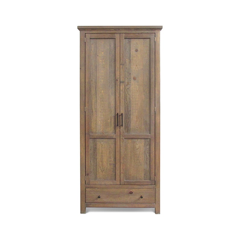 Cabinet Wardrobe Bookcase Reclaimed Wood China Cabinet image 1