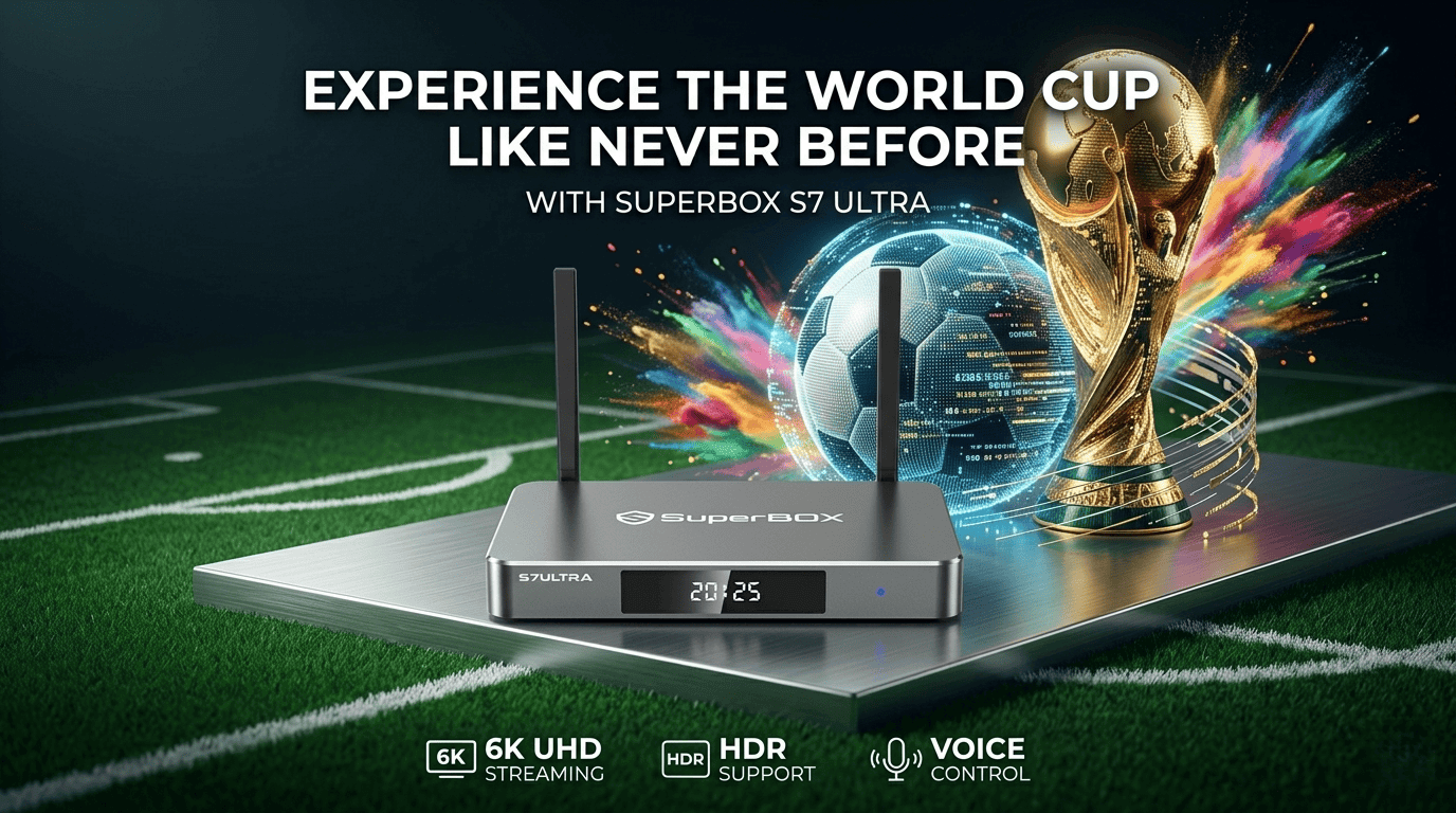 Watch 2026 World Cup on SuperBox S7 Ultra | Best 6K Streaming Box