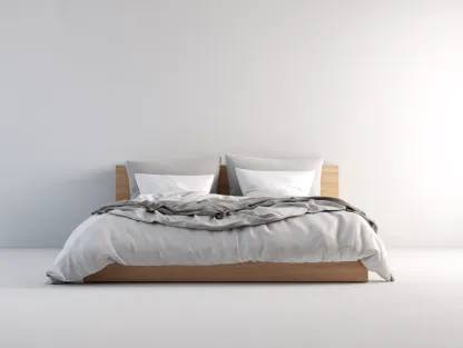 Lit double en bois 160x200x90 cm - chêne clair - style minimaliste-Frameoliq