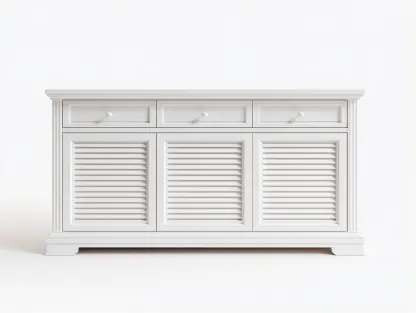 Meuble TV blanc 145x40x75 cm - design classique - pour salon élégant-Frameoliq