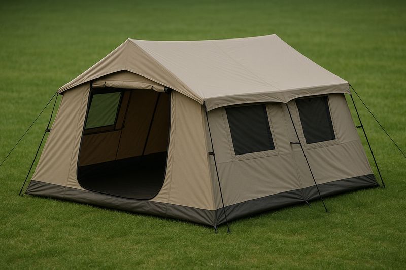 Tenda da Campeggio Poliestere Beige 300x200x180 cm